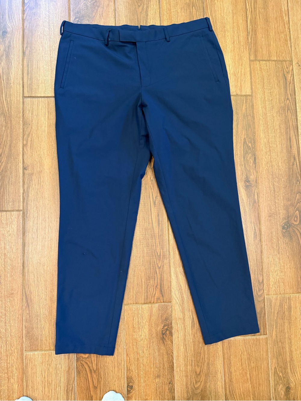 Sene Men's Navy Dress Pants - Classic Tailored Fit / 40x32